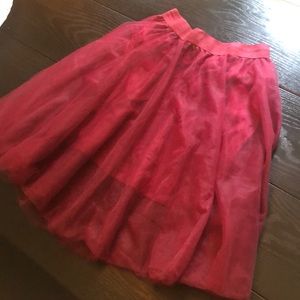 Chiffon skirt